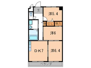 レイクアベニュー白鳥の物件間取画像